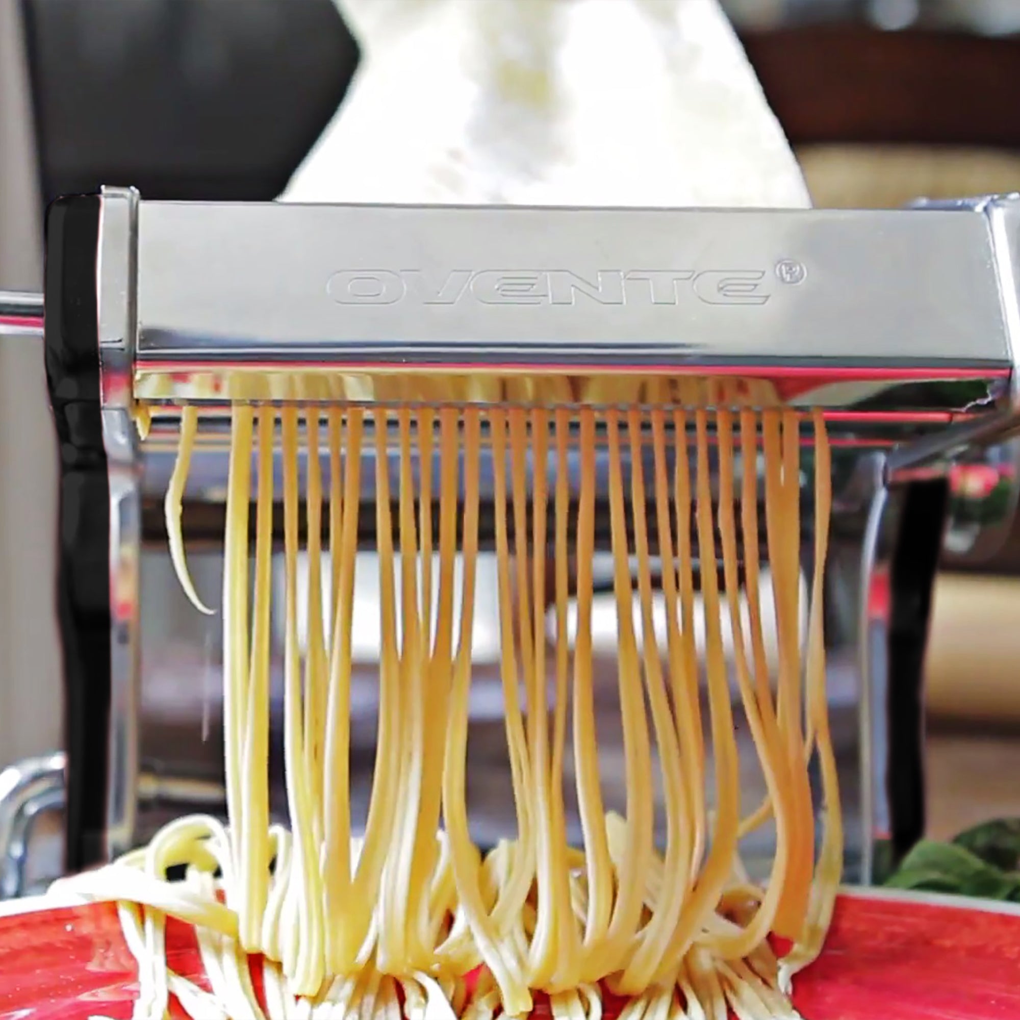 Ovente Vintage Stainless Steel Pasta Maker PA515 Series