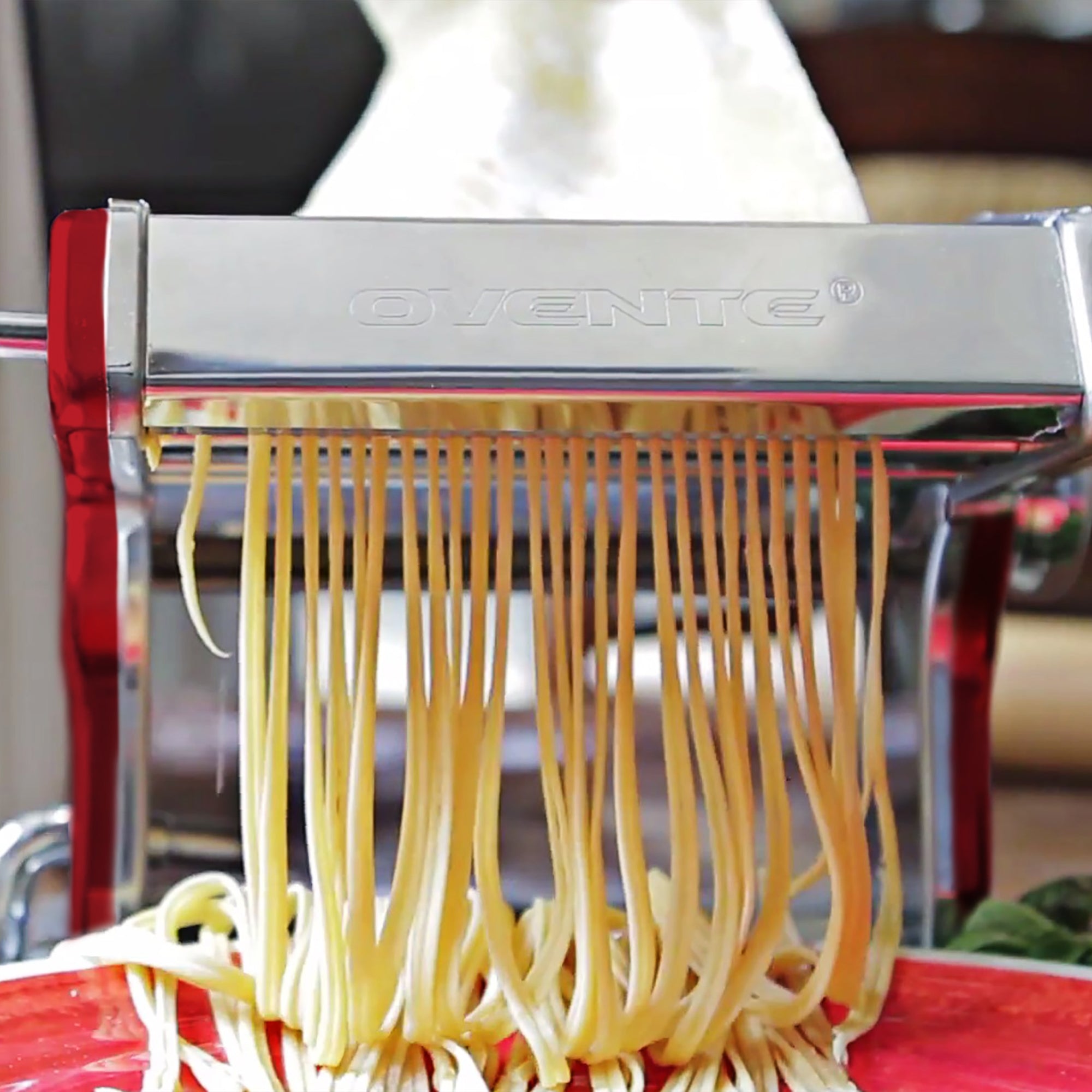 Ovente Vintage Stainless Steel Pasta Maker PA515 Series
