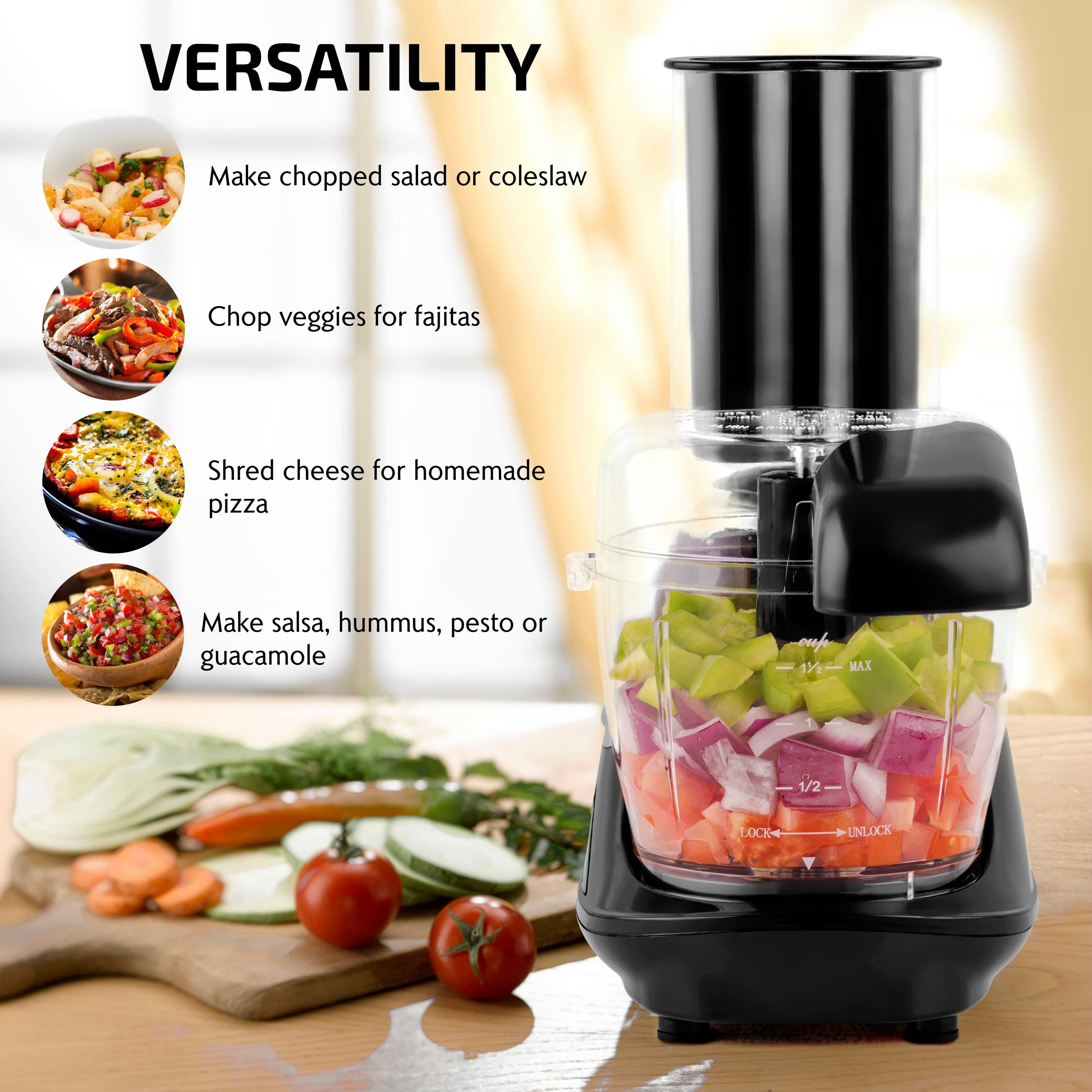 Ovente 1.5 Cup Mini Food Processor PF1007B