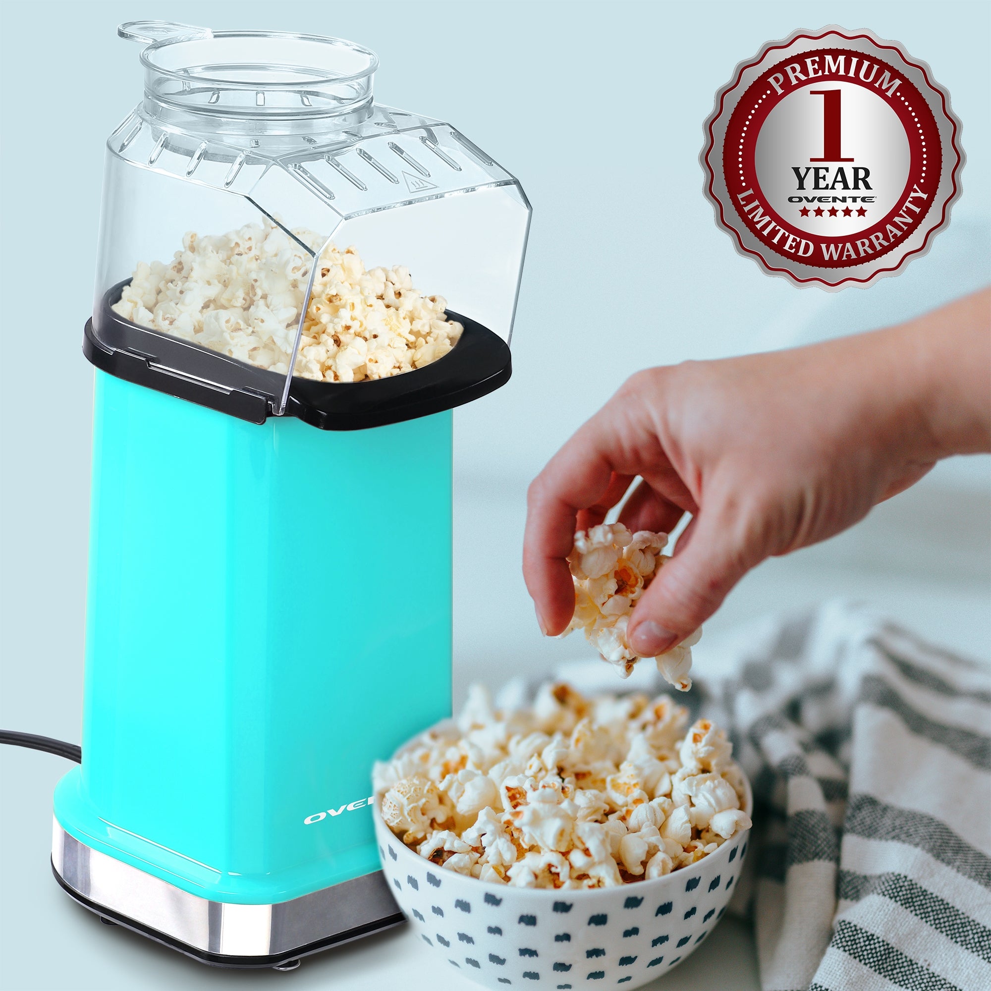 Ovente 16-Cup Hot Air Popcorn Maker PM11T