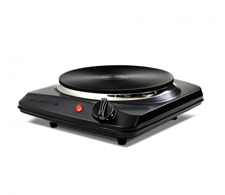 Ovente Electric Cooktop with 7” Cast Iron Burner BGS101B