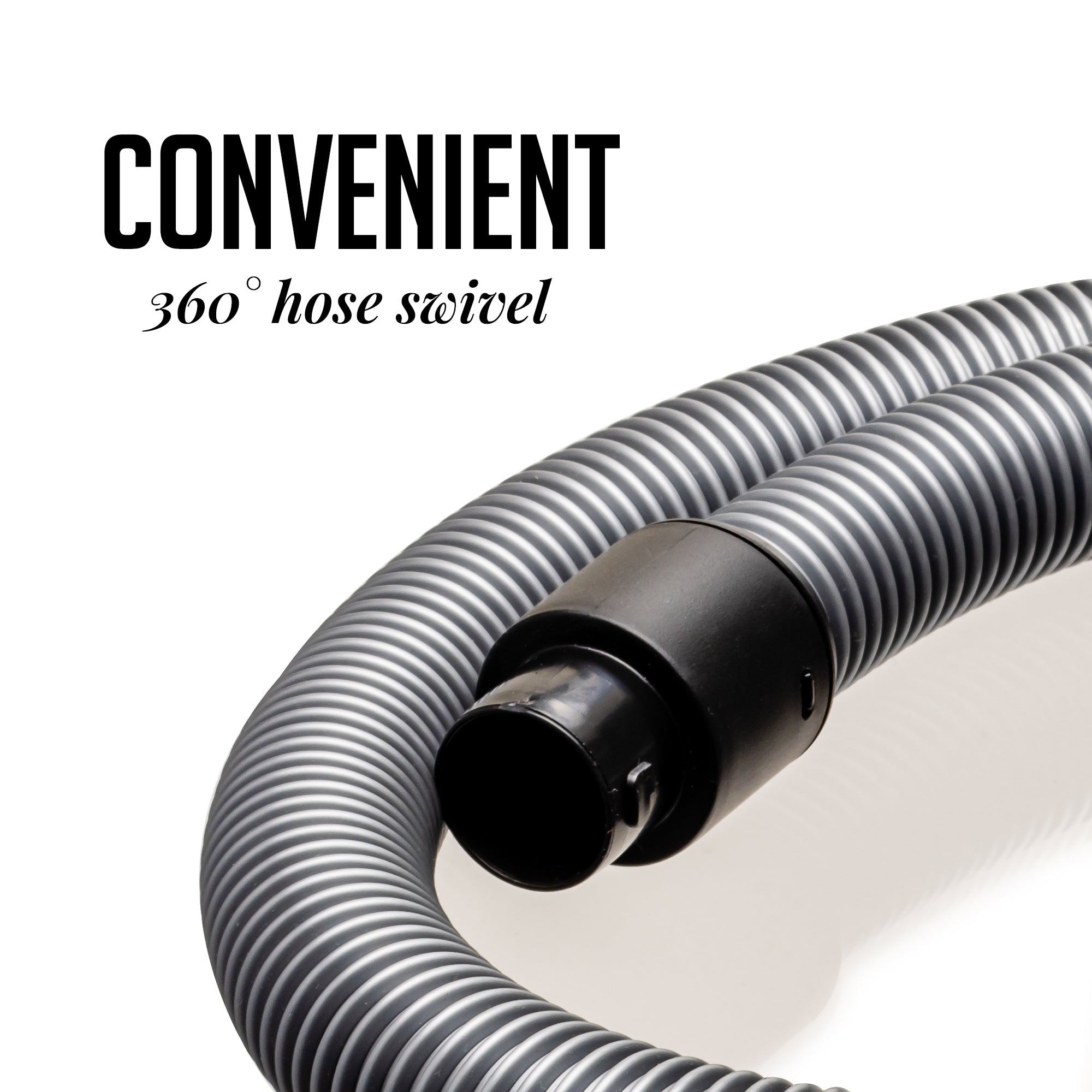 Ovente Replacement Vacuum Cleaner Hose for Bagless Canister Vacuum Cleaners ACPST2021