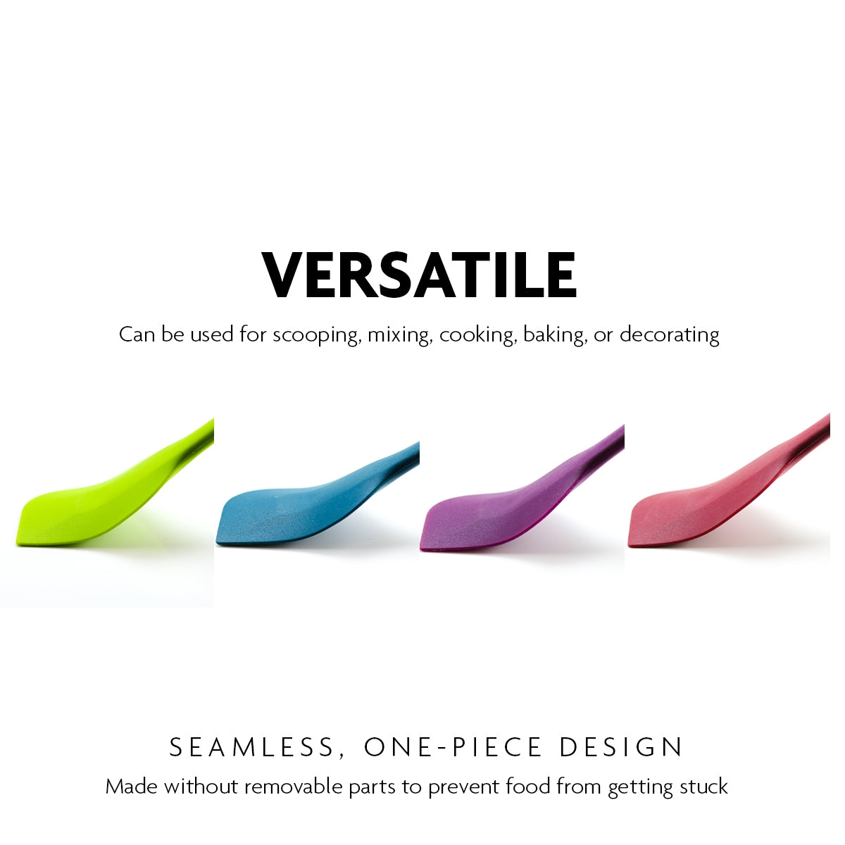 Ovente Stainless Steel Core Silicone Spatula SP1001 Series