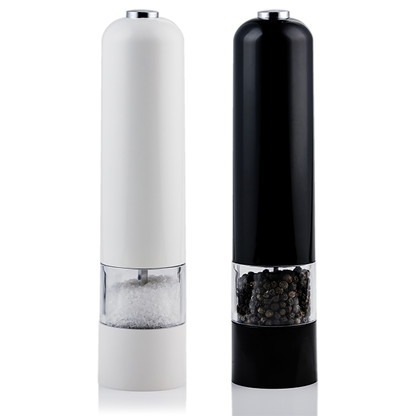 Ovente Electric Salt and Pepper Grinder Set SPD102BW