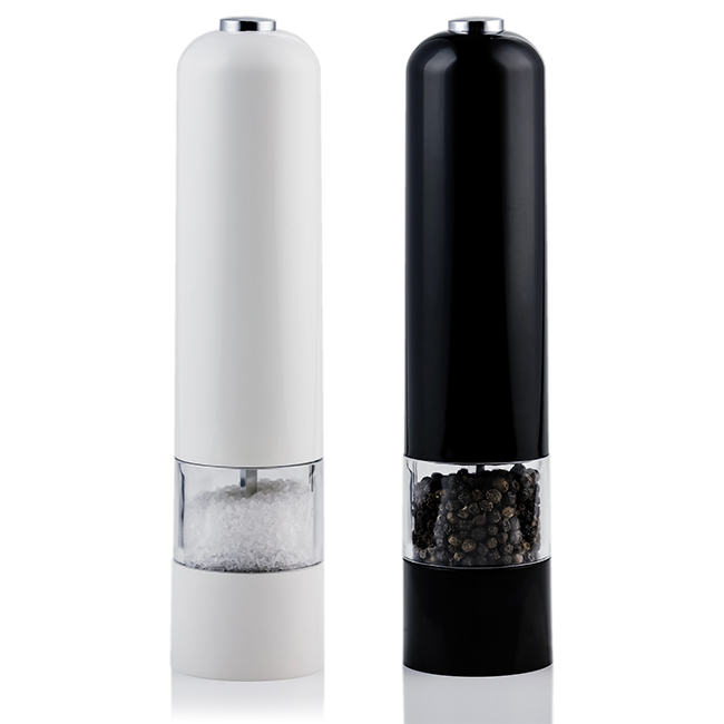 Ovente Electric Salt and Pepper Grinder Set SPD102BW