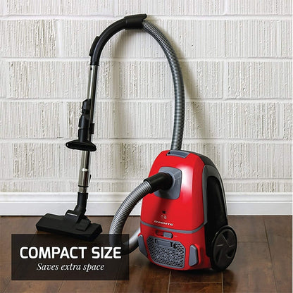 Canister Vacuum with Tri-Level Filtration