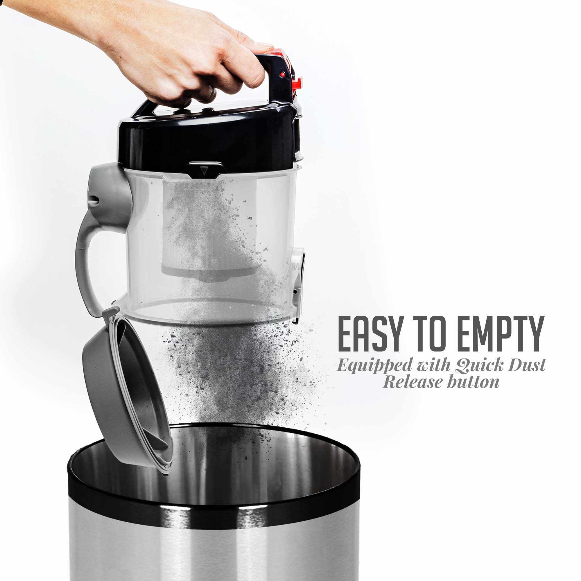 Ovente Bagless Canister Vacuum Cleaner ST2010