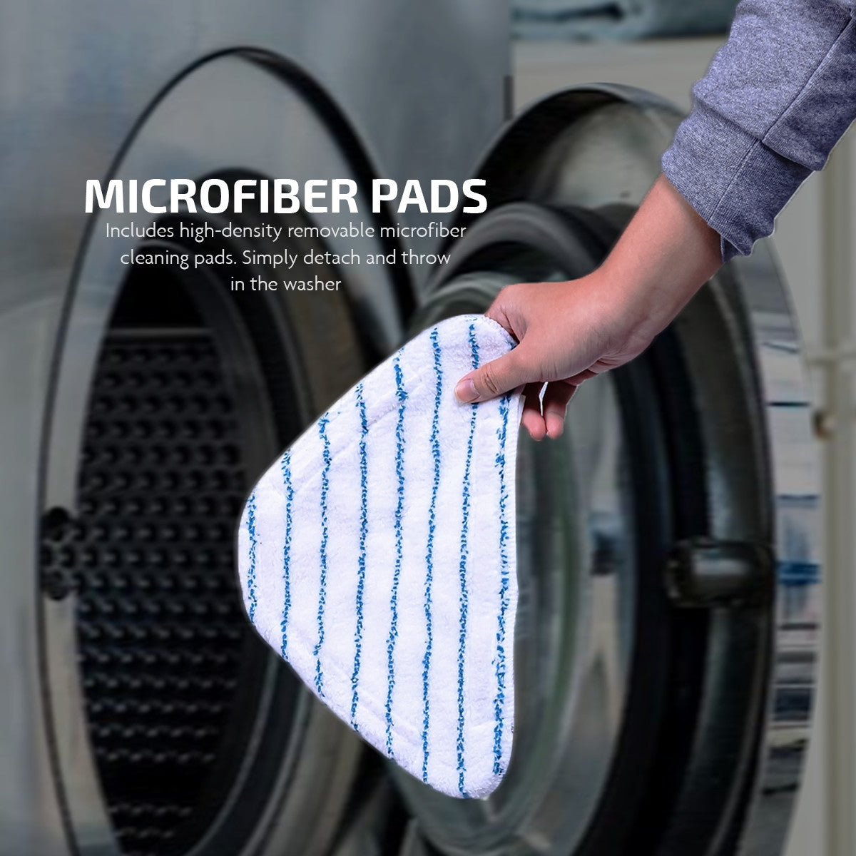 Ovente Electric Steam Mop ST405W