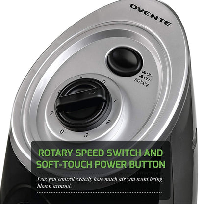 Cool-Breeze Tower Fan with Oscillating Function