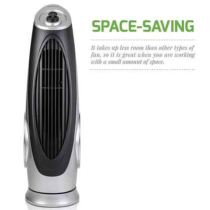 Cool-Breeze Tower Fan with Oscillating Function