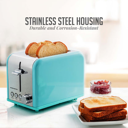 Ovente 2-Slice Toaster with Extra-Wide Slots TS2450T