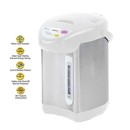 White Ovente Insulated Water Dispenser 3.2 Liters 
