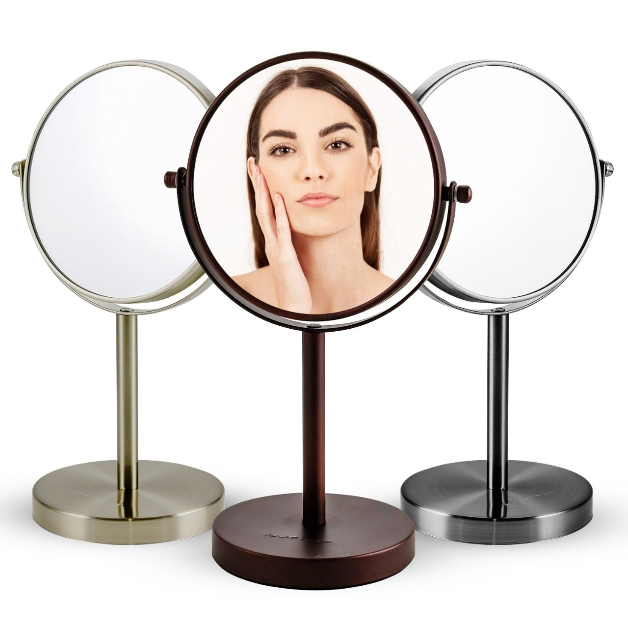 Ovente 6” Double Sided Tabletop Vanity Mirror MNLT60 Series