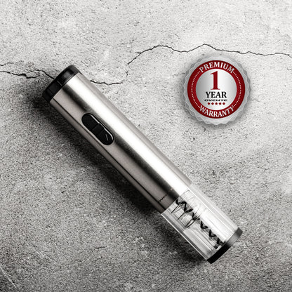 Ovente 10" Electric Wine Opener with Foil Cutter WO1381S