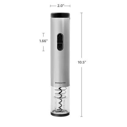 Ovente 10" Electric Wine Opener with Foil Cutter WO1381S